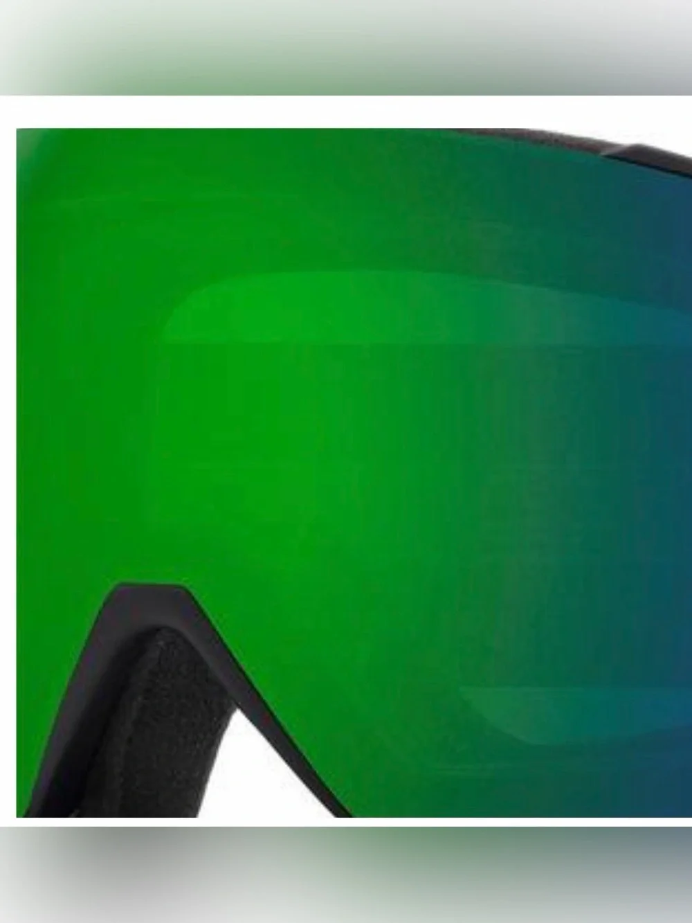 SMITH Black Frame Goggles with Green-Purple Mirrored Lens